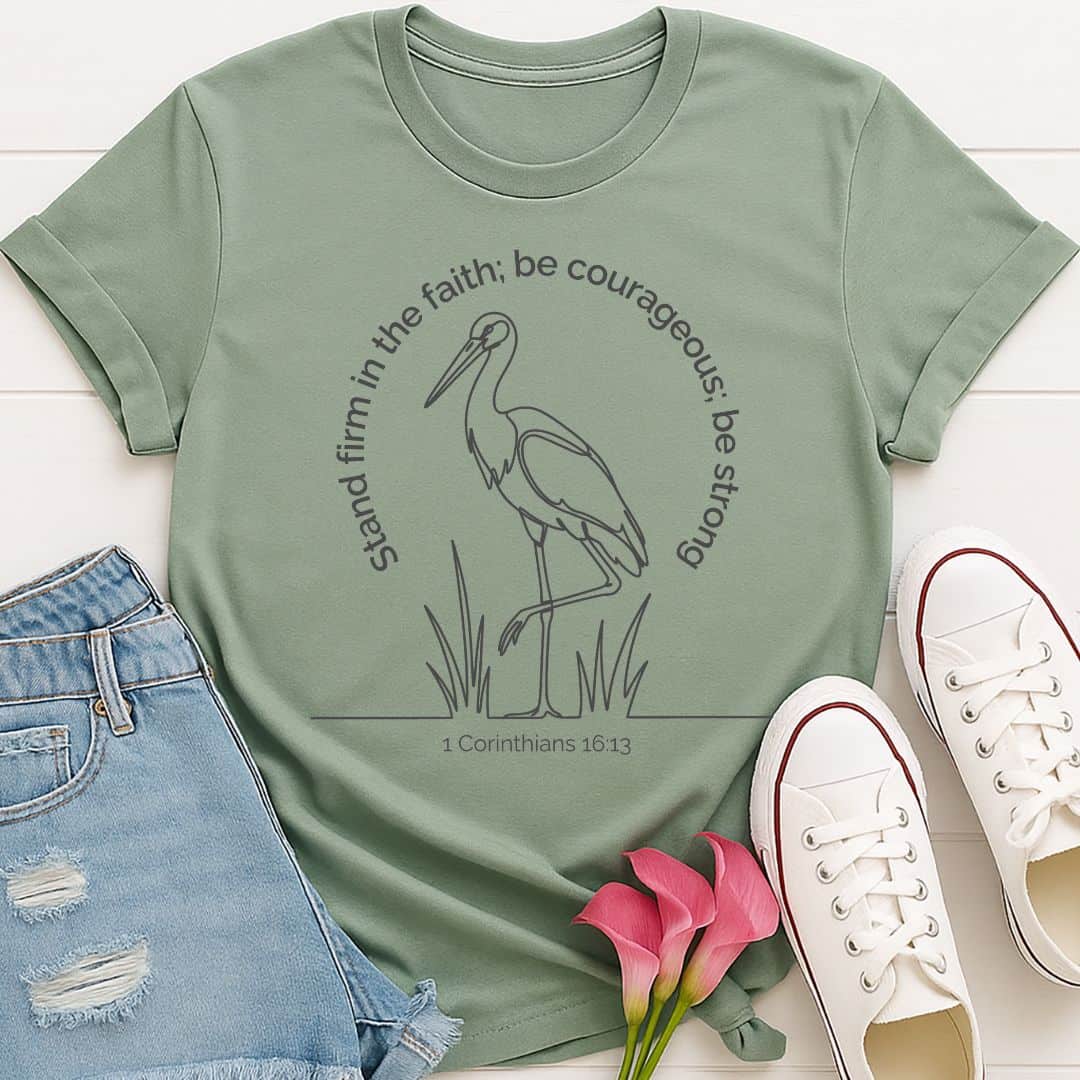 T-Shirt Sage / S Stand Firm T-Shirt Echo Kindness