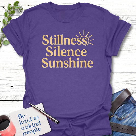 T-Shirt Heather Purple / S Still Sunny T-Shirt Echo Kindness Printify