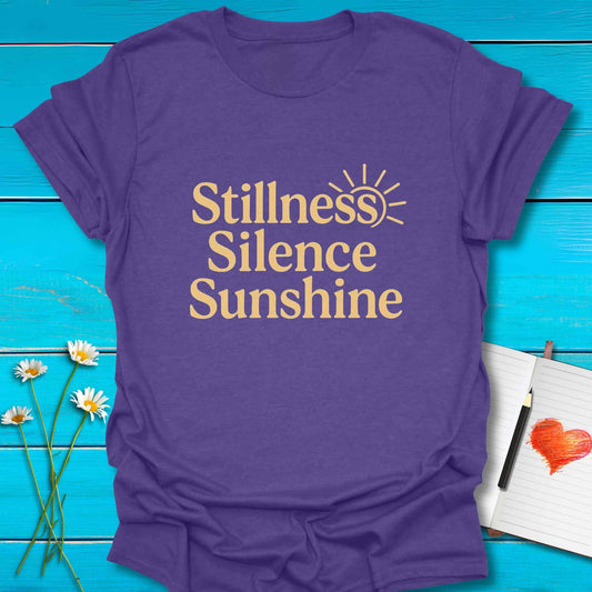 T-Shirt Heather Purple / S Still Sunny T-Shirt Echo Kindness Printify