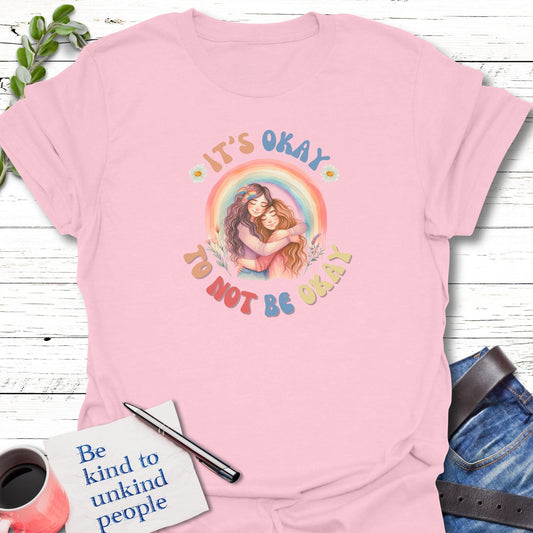 T-Shirt Light Pink / S Support Sisters T-Shirt Echo Kindness Printify