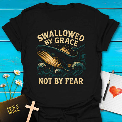 T-Shirt Black / S Swallowed by Grace T-Shirt Echo Kindness Printify