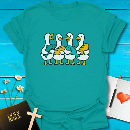 T-Shirt Jade Dome / S The Gathering Geese T-Shirt Echo Kindness Printify