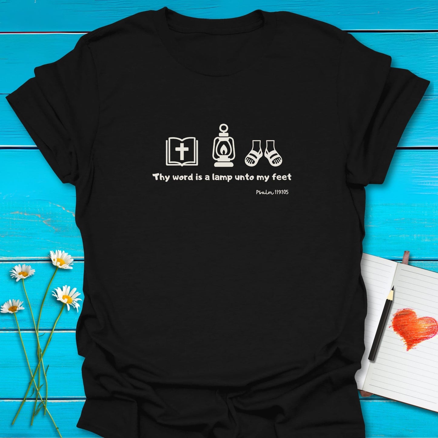 T-Shirt Black / S Thy Word T-Shirt Echo Kindness Printify