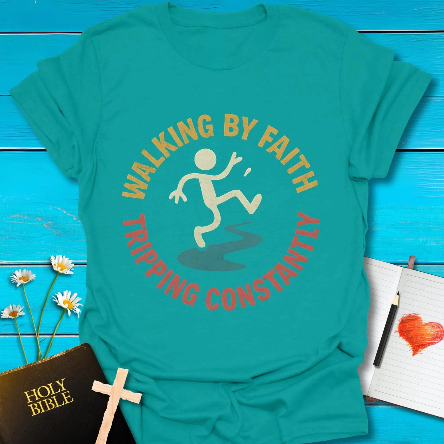 T-Shirt Jade Dome / S Tripping Constantly T-Shirt Echo Kindness Printify