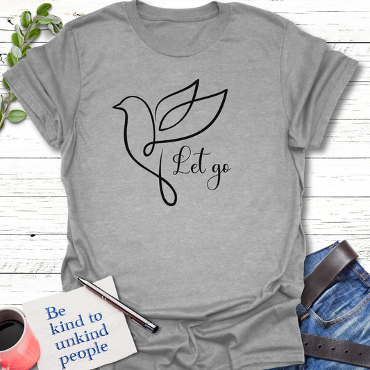 T-Shirt Sport Grey / S Wings of Release T-Shirt Echo Kindness Printify