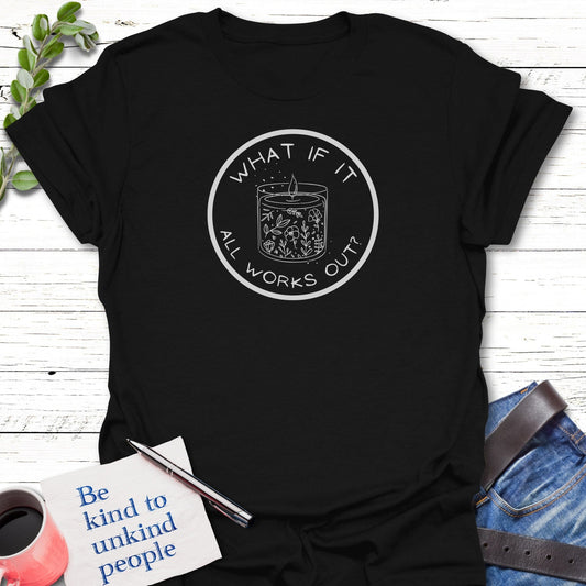 T-Shirt Black / S Work out T-Shirt Echo Kindness Printify