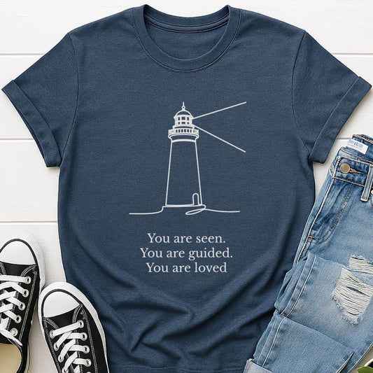 T-Shirt Heather Navy / S You are Seen T-Shirt Echo Kindness